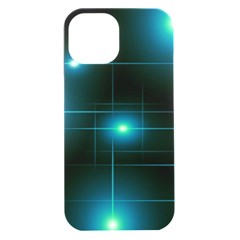 Light Shining Lighting Blue Night Iphone 15 Plus Black Uv Print Pc Hardshell Case