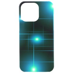 Light Shining Lighting Blue Night Iphone 15 Pro Max Black Uv Print Pc Hardshell Case