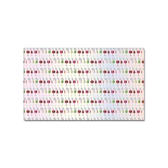 Wine Glass Pattern Sticker (rectangular)