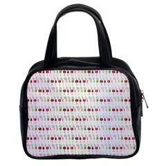 Wine Glass Pattern Classic Handbag (two Sides) by anzea