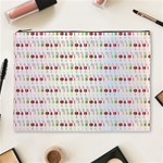 Wine Glass Pattern Cosmetic Bag (XL) Front