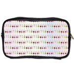 Wine Glass Pattern Toiletries Bag (Two Sides) Front