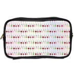 Wine Glass Pattern Toiletries Bag (Two Sides) Back