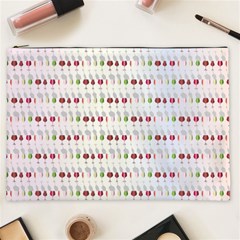 Wine Glass Pattern Cosmetic Bag (xxl) by anzea