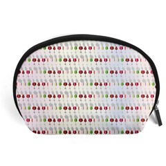 Wine Glass Pattern Accessory Pouch (large)