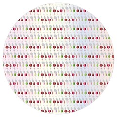 Wine Glass Pattern Uv Print Acrylic Ornament Round by anzea