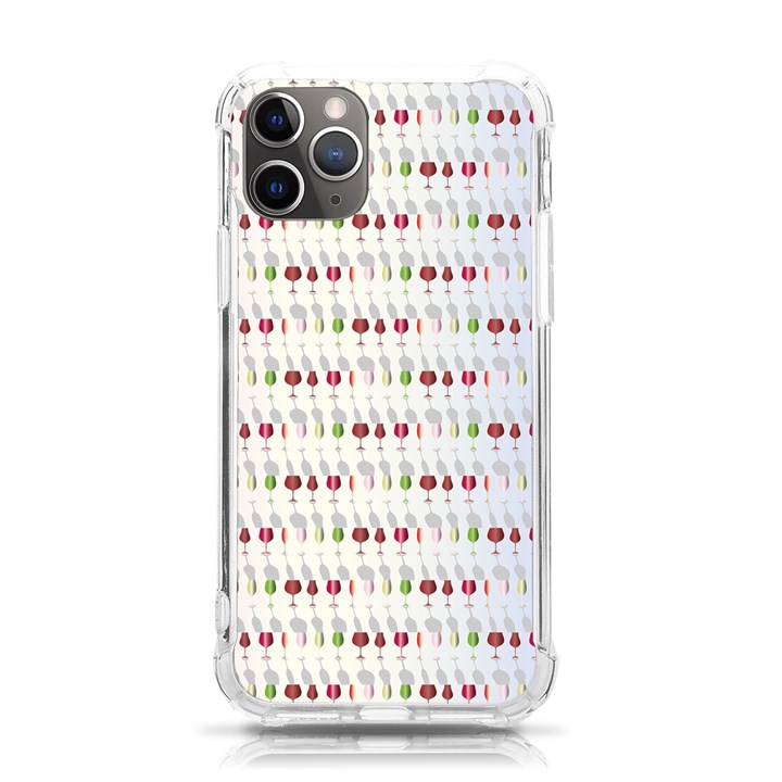 Wine Glass Pattern iPhone 11 Pro 5.8 Inch TPU UV Print Case