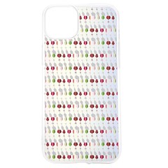 Wine Glass Pattern Iphone 15 Tpu Uv Print Case