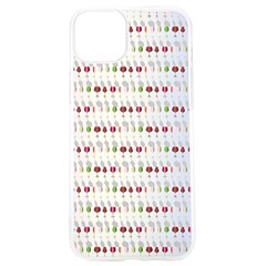 Wine Glass Pattern Iphone 15 Pro Tpu Uv Print Case by anzea