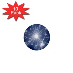 Network Technology Connection 1  Mini Buttons (10 Pack)  by anzea