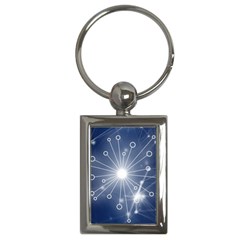 Network Technology Connection Key Chain (rectangle) by anzea