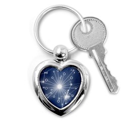 Network Technology Connection Key Chain (heart)