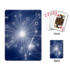 Network Technology Connection Playing Cards Single Design (rectangle)