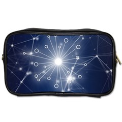 Network Technology Connection Toiletries Bag (one Side) by anzea