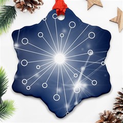 Network Technology Connection Ornament (snowflake)