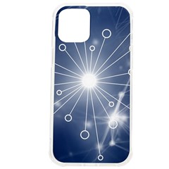 Network Technology Connection Iphone 12 Pro Max Tpu Uv Print Case by anzea