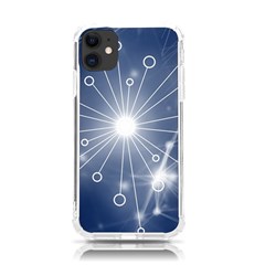 Network Technology Connection Iphone 11 Tpu Uv Print Case by anzea