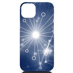 Network Technology Connection Iphone 14 Plus Black Uv Print Case by anzea