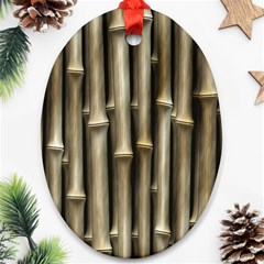 Bamboo Grass Ornament (oval)