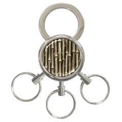 Bamboo Grass 3-ring Key Chain by anzea