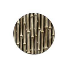 Bamboo Grass Magnet 3  (round)