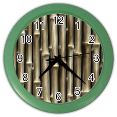 Bamboo Grass Color Wall Clock