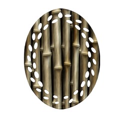 Bamboo Grass Ornament (oval Filigree)