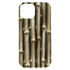 Bamboo Grass Iphone 15 Plus Black Uv Print Pc Hardshell Case by anzea