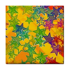 Star Homepage Abstract Tile Coaster by anzea