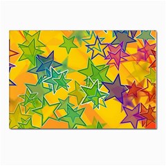 Star Homepage Abstract Postcard 4 x 6  (pkg Of 10)