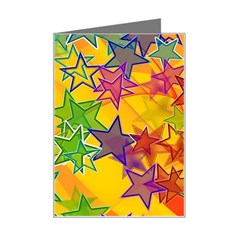 Star Homepage Abstract Mini Greeting Card