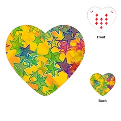 Star Homepage Abstract Playing Cards Single Design (heart)