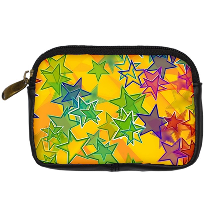 Star Homepage Abstract Digital Camera Leather Case