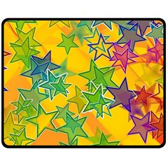 Star Homepage Abstract Fleece Blanket (medium) by anzea