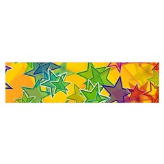 Star Homepage Abstract Oblong Satin Scarf (16  X 60 ) by anzea