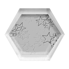 Star Homepage Abstract Hexagon Wood Jewelry Box