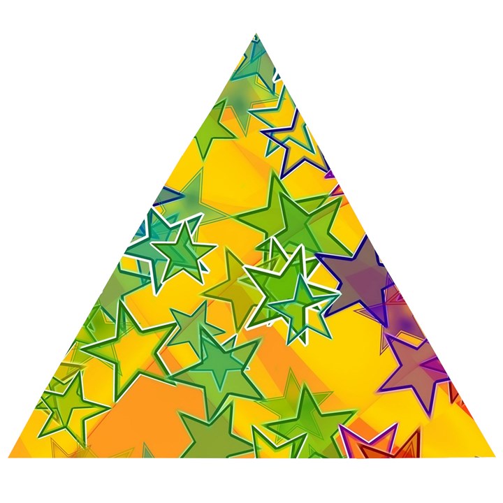 Star Homepage Abstract Wooden Puzzle Triangle