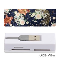 Japanese Wave Koi Illustration Pattern Memory Card Reader (stick) by Ndabl3x