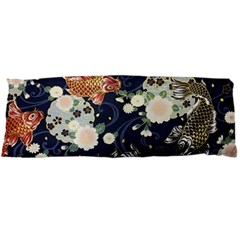 Japanese Wave Koi Illustration Pattern Body Pillow Case Dakimakura (two Sides) by Ndabl3x