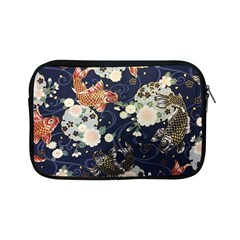 Japanese Wave Koi Illustration Pattern Apple Ipad Mini Zipper Cases by Ndabl3x