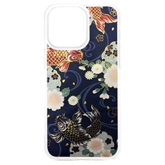 Japanese Wave Koi Illustration Pattern Iphone 15 Plus Tpu Uv Print Case by Ndabl3x