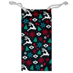 Holiday Season Pattern December Happy Holidays Merry Christmas Winter Family Festive New Year Jewelry Bag