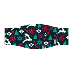 Holiday Season Pattern December Happy Holidays Merry Christmas Winter Family Festive New Year Stretchable Headband by Maspions