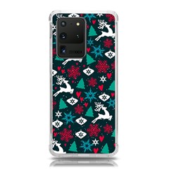 Holiday Season Pattern December Happy Holidays Merry Christmas Winter Family Festive New Year Samsung Galaxy S20 Ultra 6 9 Inch Tpu Uv Case by Maspions