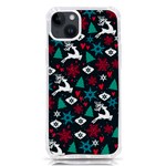 Holiday Season Pattern December Happy Holidays Merry Christmas Winter Family Festive New Year iPhone 14 Plus TPU UV Print Case Front