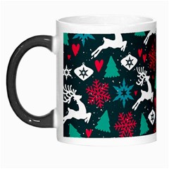 Holiday Season Pattern December Happy Holidays Merry Christmas Winter Family Festive New Year Morph Mug by Maspions