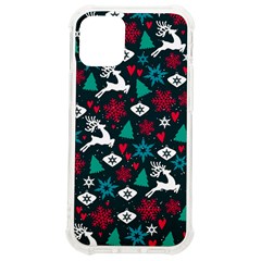 Holiday Season Pattern December Happy Holidays Merry Christmas Winter Family Festive New Year Iphone 12 Mini Tpu Uv Print Case	