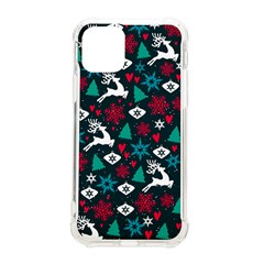 Holiday Season Pattern December Happy Holidays Merry Christmas Winter Family Festive New Year Iphone 11 Pro 5 8 Inch Tpu Uv Print Case by Maspions