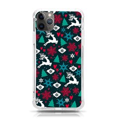 Holiday Season Pattern December Happy Holidays Merry Christmas Winter Family Festive New Year Iphone 11 Pro Max 6 5 Inch Tpu Uv Print Case by Maspions