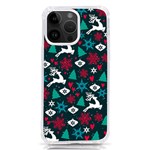 Holiday Season Pattern December Happy Holidays Merry Christmas Winter Family Festive New Year iPhone 14 Pro Max TPU UV Print Case Front